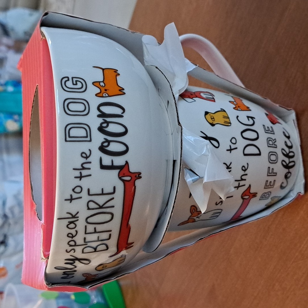 Eaton dog  cereal bowl & coffe mug/ BUNDLE ONLY 2or more items